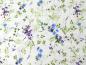 Preview: Patchworkstoff Clothworks aus der Serie Flowershop lila blau Blüten auf weiß filigran Baumwollstoff